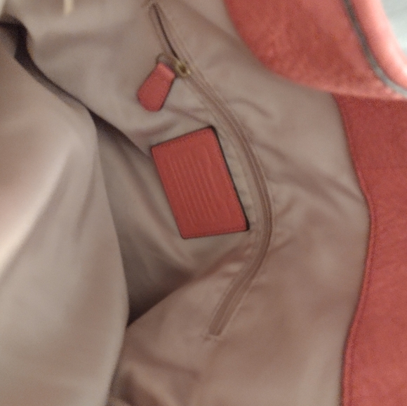 Coach shoulder bag. Flamingo pink. Size: big. - Picture 8 of 9